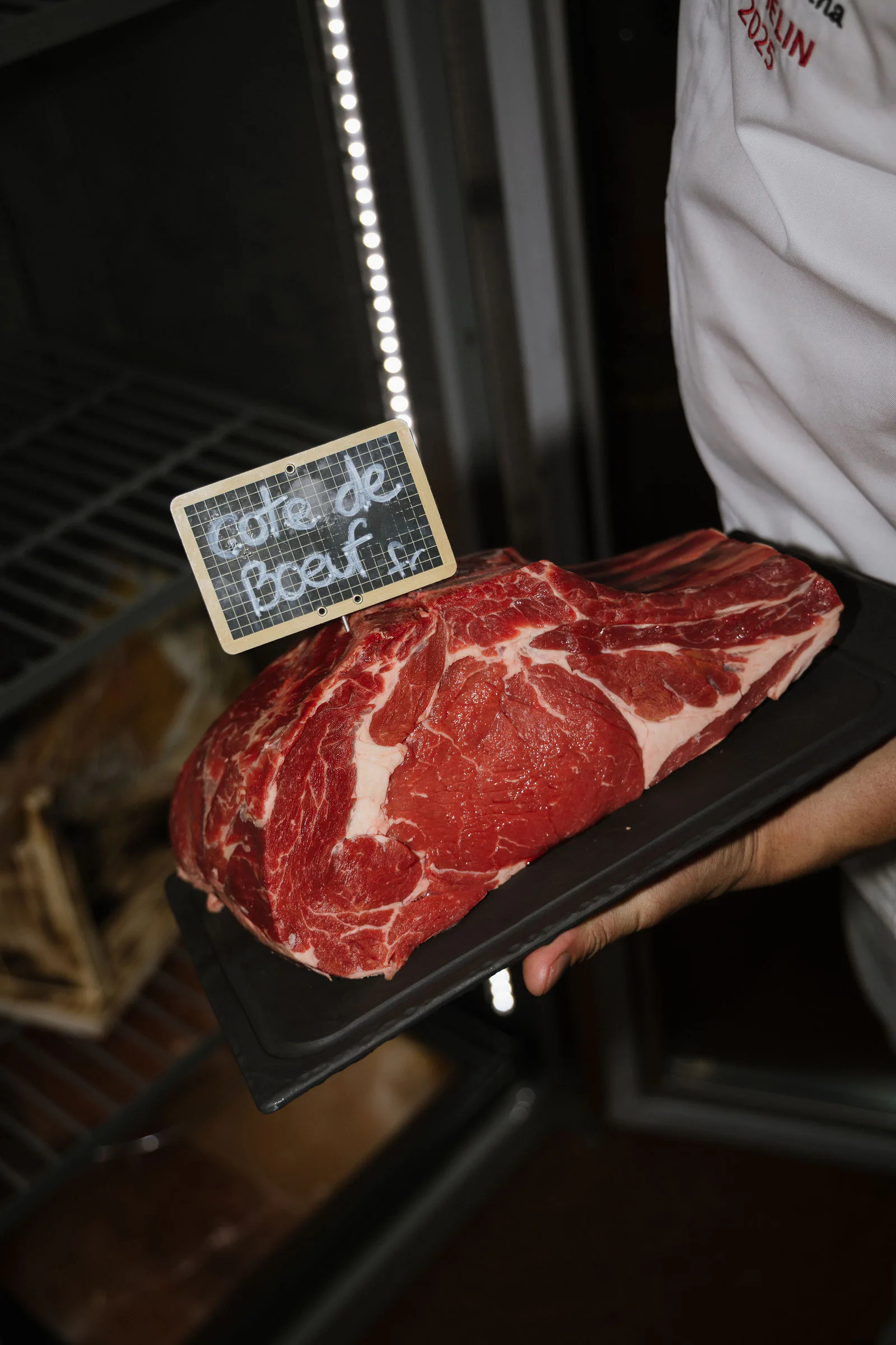Côte de bœuf française affinée en cave, Maison Zue à Saumur